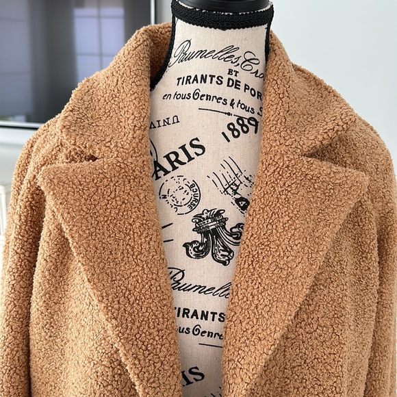 Marine Layer Camel Teddy Coat - Picture 5 of 9